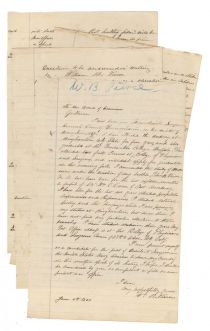 W.B. Pierce Applies To Be A Naval Surgeon For The Union During The Civil War