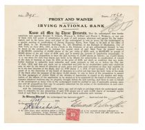 A Proxy Document Signed By Edward Swift