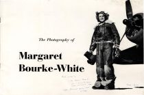 MARGARET BOURKE-WHITE SIGNED PROGRAM FROM  AN EXHIBITION HER WORK HELD AT THE GEORGE EASTMAN HOUSE 