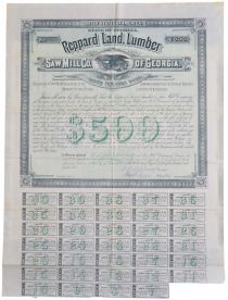 Reppard Land, Lumber And And Saw Mill Co. Of Georgia