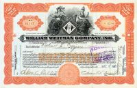 William Whitman Company Stock
